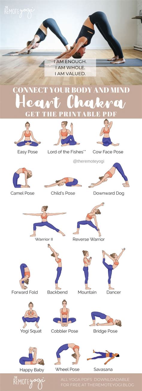 Free Printable Hatha Yoga Poses Chart Free Printable A Z