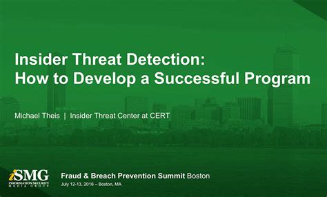 Insider Threat Detection How To Develop A Successful Programwebinar