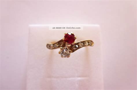 Sehr Exclusiver Prachtvoller Jugendstil Art Nouveau Ring Gold