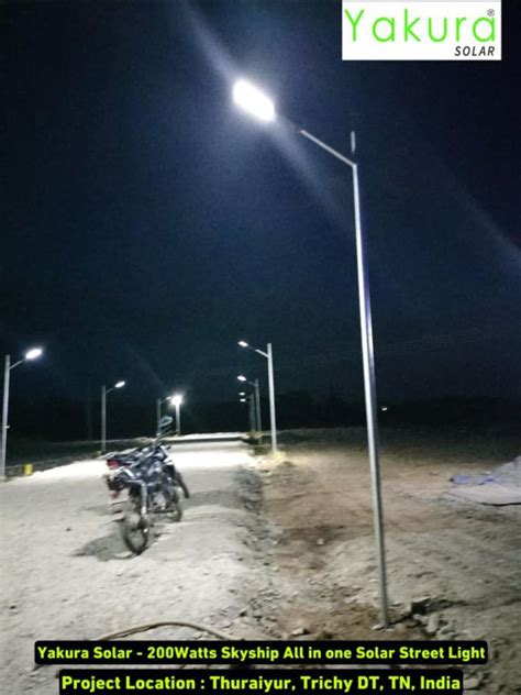 Skyship W Yakura Solar Street Light At Rs In Tiruchirappalli