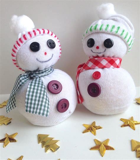 DIY Bonhommes De Neige Chaussettes Allo Maman Dodo Bonhomme De