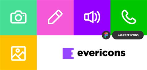 Evericons 460 Free Figma Icons UXCrush