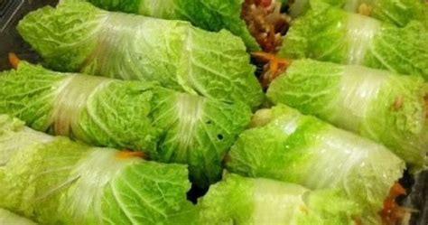 Asian Stuffed Napa Cabbage Rolls Recipes 999