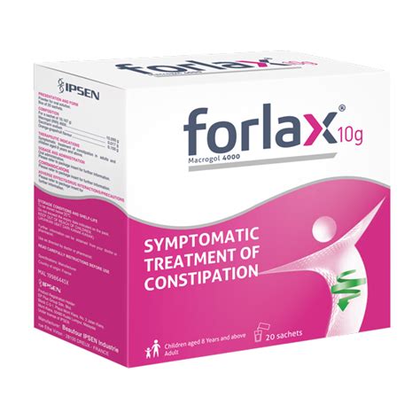 [Constipation Relief] Forlax (Macrogol 4000) 10g/sachet (20's/box) | Lazada