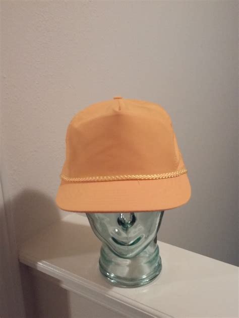 Plain Yellow Baseball Cap, Trucker Hat, Captain Hat, Fitted With Flat ...