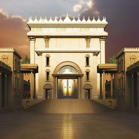 Herod S Temple For Backdrop Creitz Illustration Studio