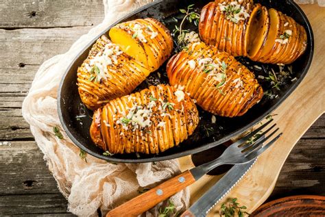 Pommes De Terre Hasselback D Lice Festif