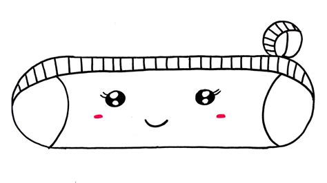 How To Draw A Cute Pencil Case How To Draw Pencil Box Easy Step By