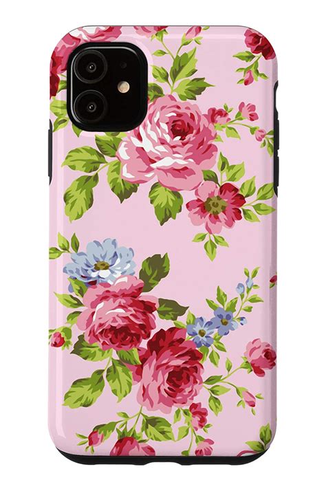 Shabby Chic Pink Roses Cell Phone Case Samsung Galaxy Iphone Amazon In 2021 Floral Cases