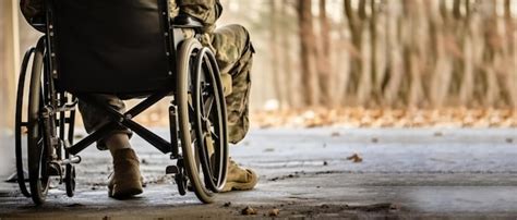 Premium Ai Image Military Service Member In A Wheelchair Veterans Day