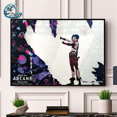 Jinix League Of Legend Arcane Season 2 New Character Poster Home Decor ...