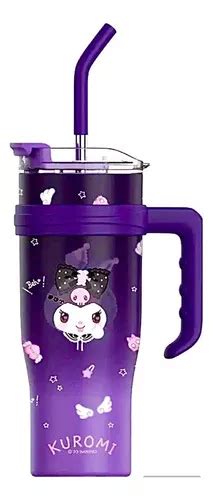 Termo Kuromi Vaso 1 2l Térmico Acero Original Taza sanrio Envío gratis