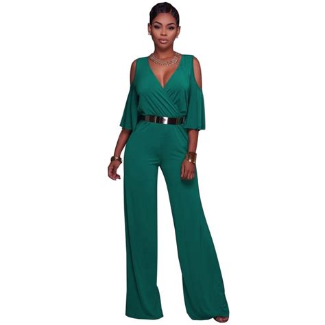 Zmvkgsoa Ampla Perna Jumpsuit Romper 2018 Macacão Para Mulheres Sexy