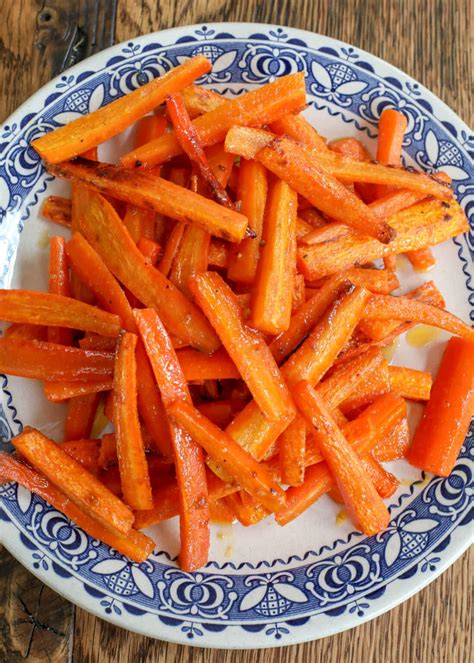 Garlic Butter Roasted Carrots Barefeet In The Kitchen