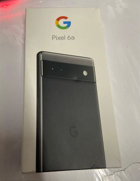 GOOGLE Pixel 6a 128 GB 5G Charcoal Boxed Like New Unlocked In