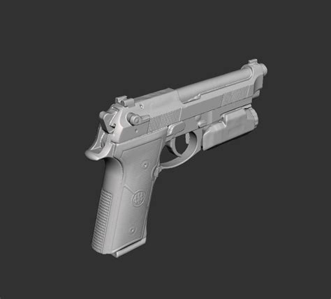 Stl File Beretta M9a4 Inforce Apl Real Size 3d Scan Gun Mold 🩻 ・3d Printing Design To Download・cults