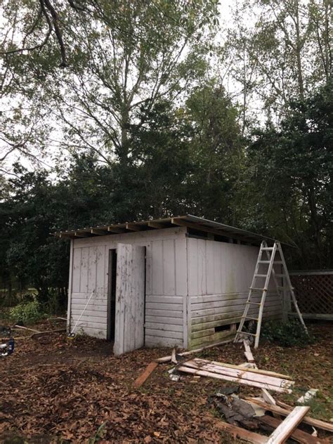 Fixing an old shed | The Survival Gardener