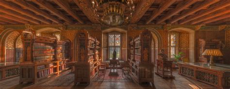 Medieval Castle Library