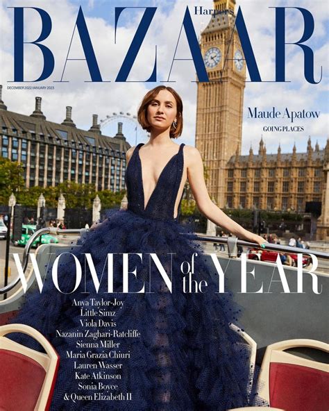 Maude Apatow On The Cover Of Harper’s Bazaar Magazine Uk December 2022 January 2023 Hawtcelebs