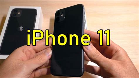 Iphone 11 Unboxing First Look Youtube