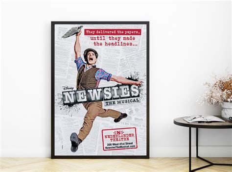 Disney Newsies The Broadway Movie Premium Matte Vertical Poster sold by ...