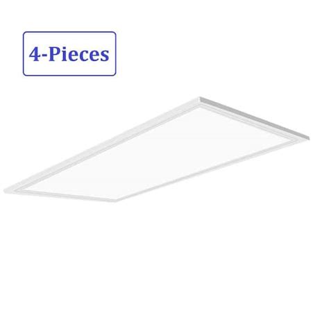 WYZM 2 ft. x 4 ft. 7800 Lumens Integrated LED Panel Light, 5000K White ...