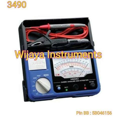 Jual Hioki 3490 Analog Megger Analog Insulation Tester Shopee Indonesia