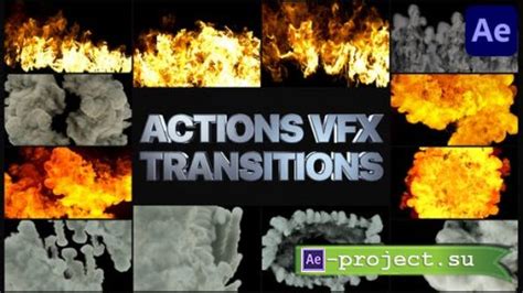 Videohive Smoke And Fire Transitions After Effects