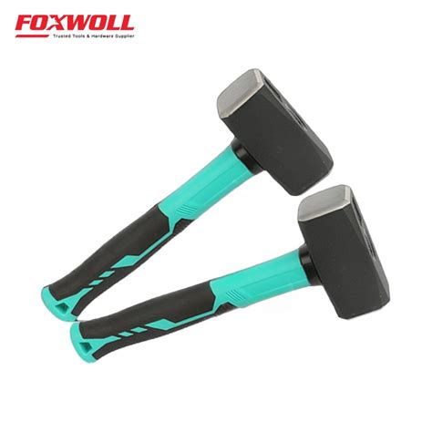 Sledge Hammer With Ergonomic No Slip H Grip Handle Fiberglass Foxwoll