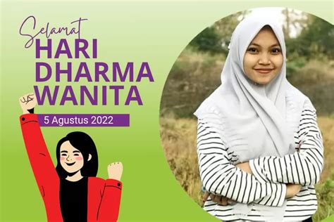 Twibbon Hari Dharma Wanita Nasional Agustus Model