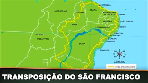 Mapa Da Transposi O Do Rio S O Francisco Revoeduca