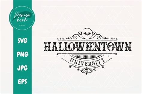 Halloweentown University Graphic by Panyakorn Store · Creative Fabrica