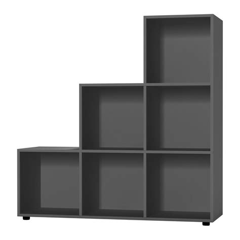 6 Cube Step Shelving Unit