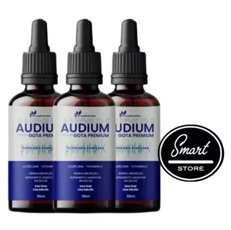 3 Audium Gotas Premium Formula Renovadora Loja Oficial