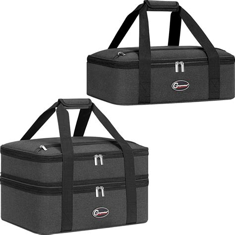 Ghvyennttes Insulated Casserole Carrier Casserole Carriers For Hot Or Cold Food