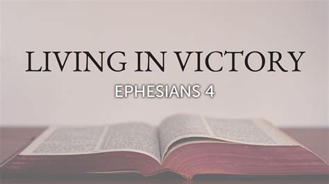 Living In Victory Faithlife Sermons