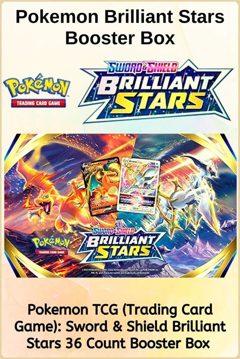 Pokemon Brilliant Stars Booster Box Sword And Shield Top Toys 2022 In