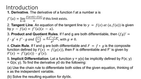 Differential Calculus Application Of Calculus Ppt