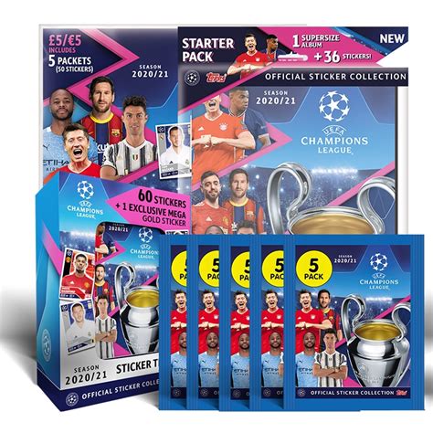 2020 21 Topps UEFA Champions League Sticker Checklist Details Boxes