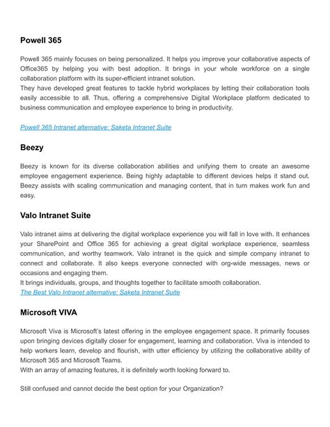 Best Intranet Platform 2021 Pdf