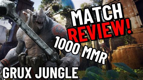 Reviewing A Mmr Grux Jungle Predecessor Moba Review Youtube