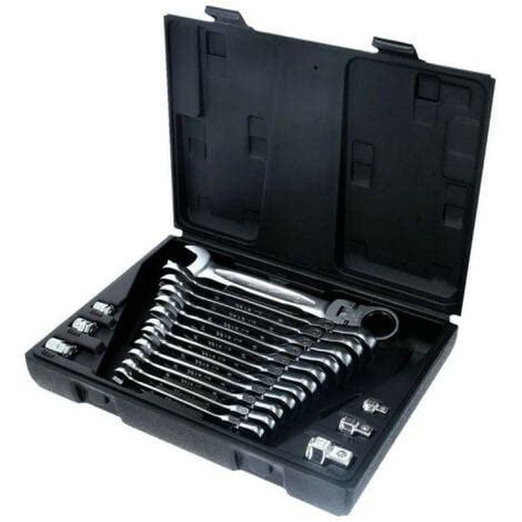 Set Di Chiavi Combinate A Cricchetto Ks Tools Testa Inclinabile