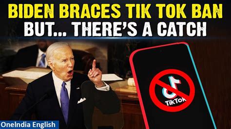 Biden Backs Bill To Ban Tiktok If No Divestment In 6 Months Awaits