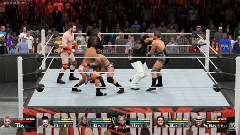 WWE 2K15 30 Man Royal Rumble Match 1080p60fps YouTube