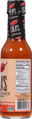 Lolas® Fine Hot Sauce Trinidad Scorpion Sauce 5 Fl Oz Ralphs