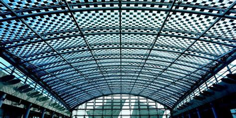 Curved Roof System Metal Profile Texlon ETFE Commercial FESTO