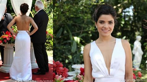 O Vestido De Noiva De Aline Vanessa Gi Como Em Amor Vida Casamento