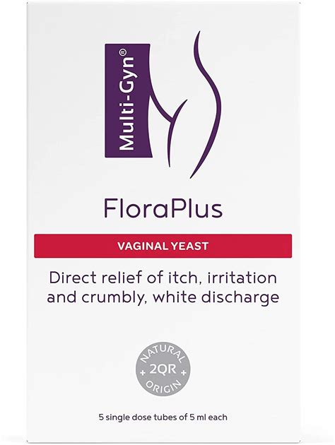 Multi Gyn FloraPlus Treat Vaginal Yeast Symptoms Prebiotic Vaginal