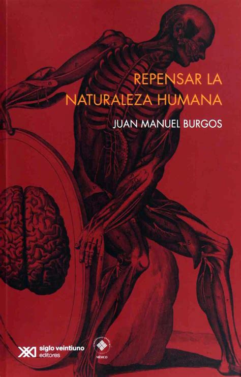 REPENSAR LA NATURALEZA HUMANA By Juan Manuel Burgos Goodreads