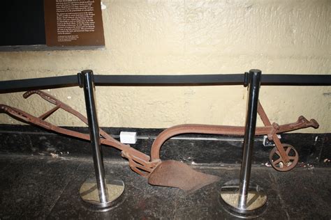 Old Melbourne Gaol Plough From Which Ned Kelly S Armour Wa